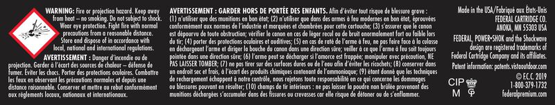 Power-Shok Rifle, 30-30 Win, 170 Grain, Jacketed Soft Point, 2200 fps