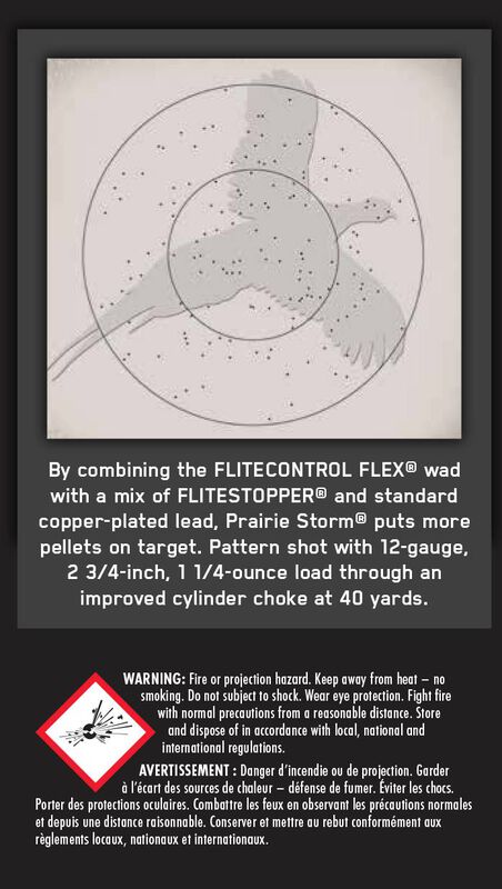 Prairie Storm FS Lead, 12 Gauge, 6 Shot, 2-3/4 in, 1 1/4 oz, 1500 fps