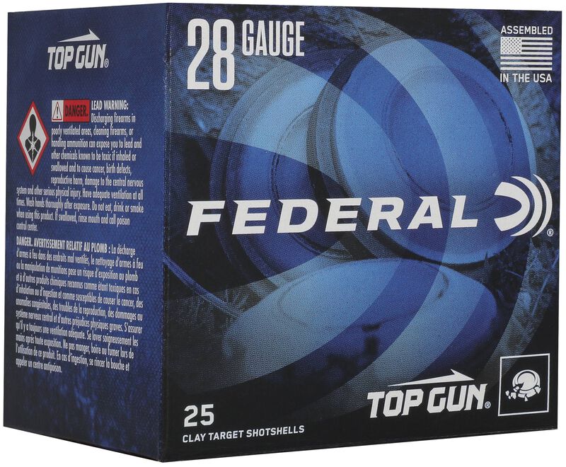 Top Gun, 28 Gauge, 7.5 Shot, 2-3/4 in, 3/4 oz, 1330 fps