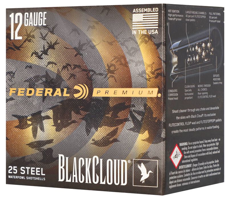 Black Cloud FS Steel, 12 Gauge, BB Shot, 3 in, 1 1/4 oz, 1450 fps