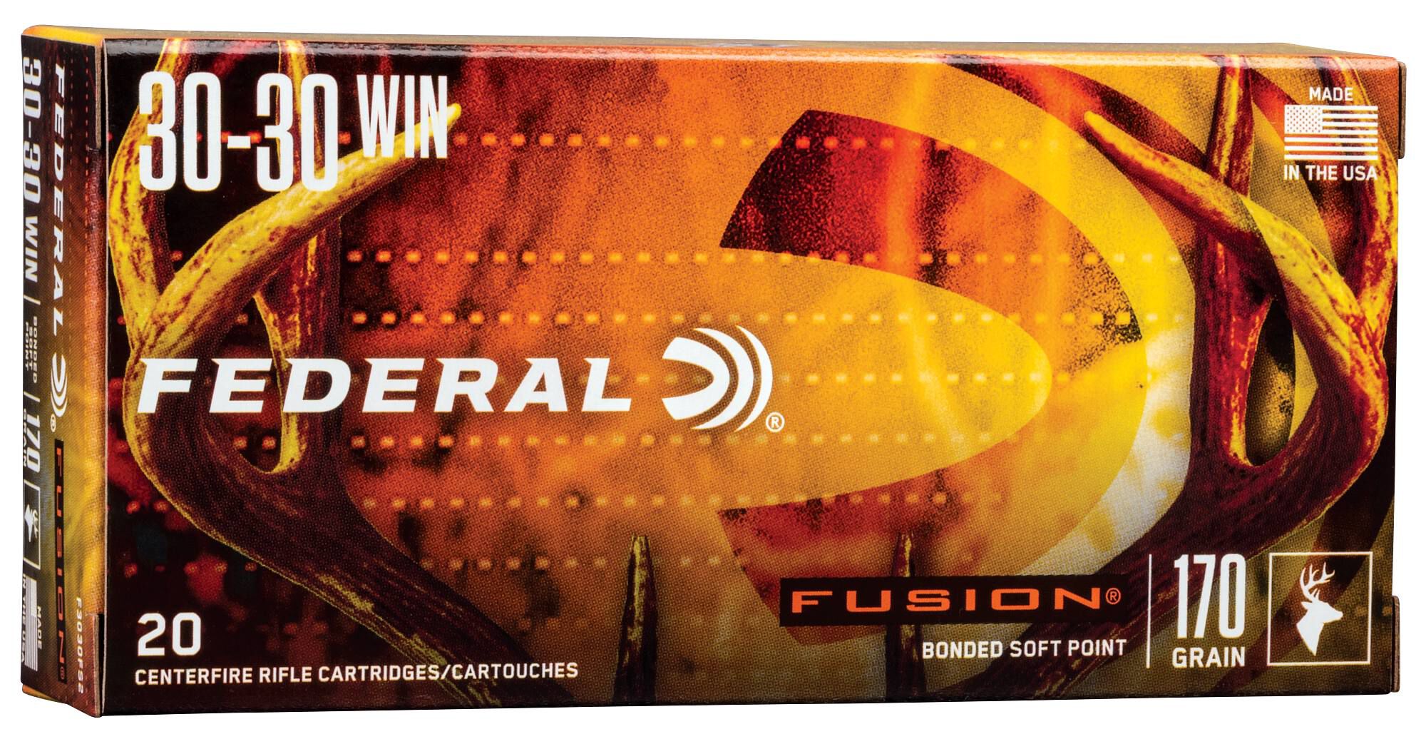 Federal 30-30 Win 170gr Fusion – Powerful .30-30 Winchester Deer Hunting Ammo, 2200 fps, 20 Rounds - Image 4