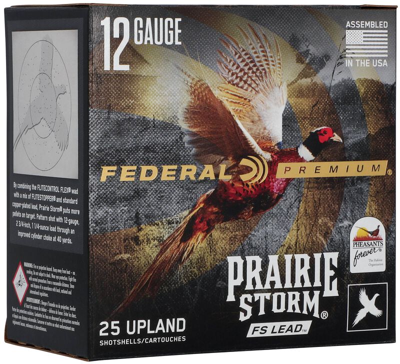 Prairie Storm FS Lead, 12 Gauge, 4 Shot, 2-3/4 in, 1 1/4 oz, 1330 fps