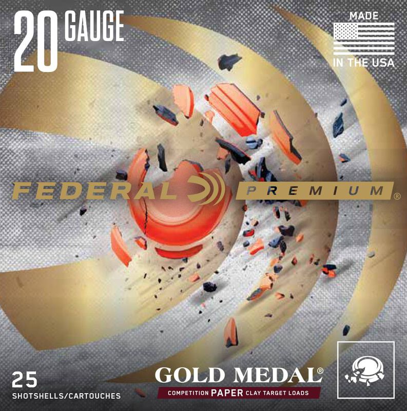 Gold Medal Paper, 20 Gauge, 8 Shot, 2-3/4 in, 7/8 oz, 1250 fps