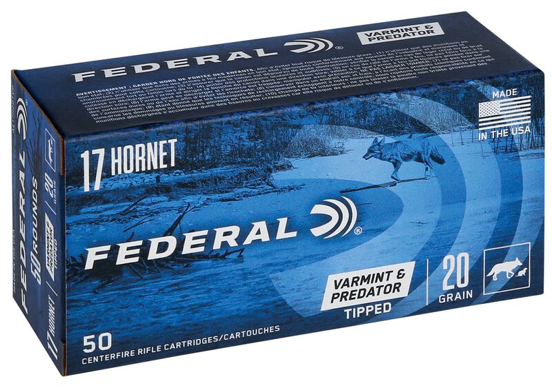 Varmint &amp; Predator, 17 Hornet, 20 Grain, Tipped Varmint, 3610 fps