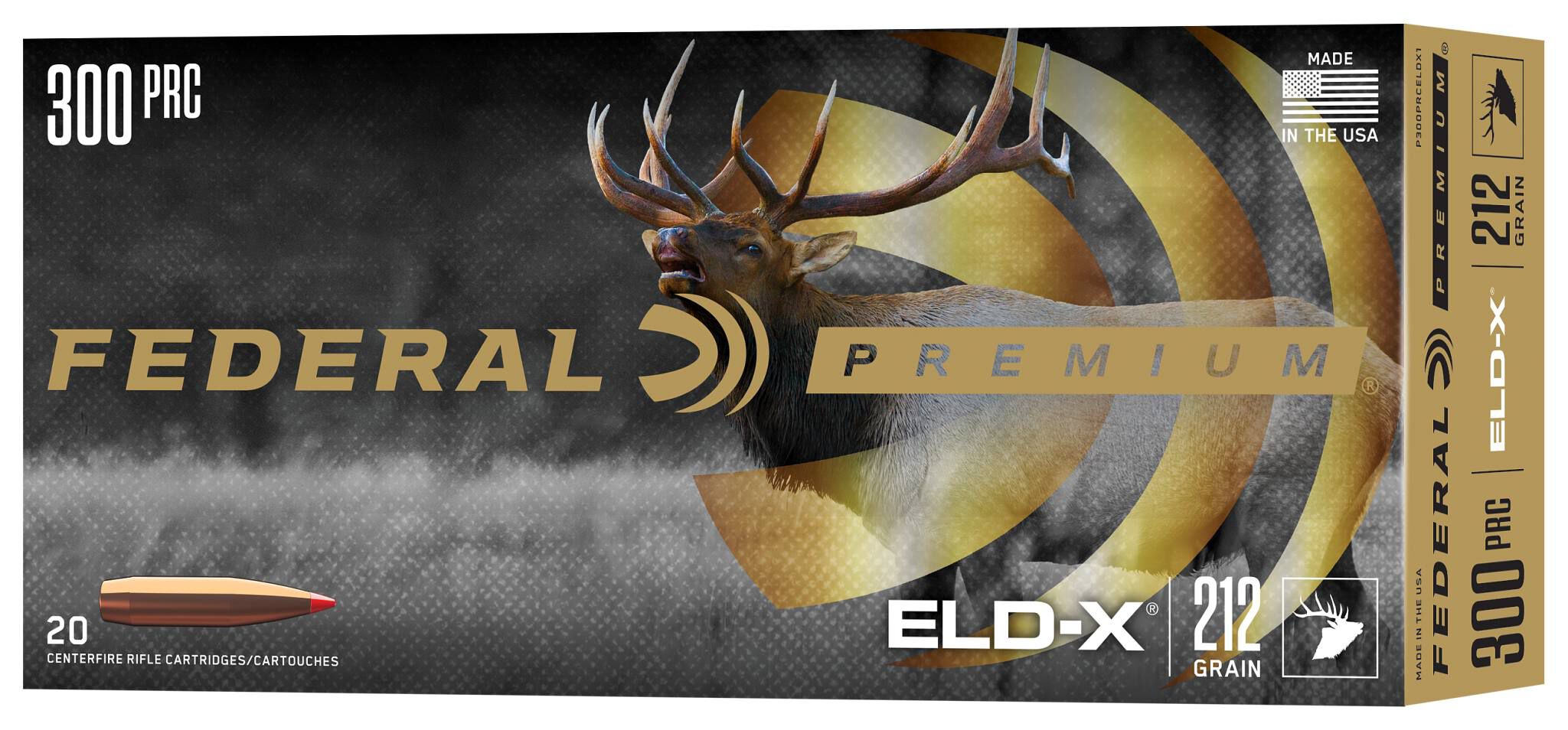 Federal 300 PRC 212gr ELD-X – Powerful 300 PRC Hunting Ammo, 2860 fps, 20 Rounds 2 Federal 300 PRC 212gr ELD-X – Powerful 300 PRC Hunting Ammo, 2860 fps, 20 Rounds - Image 2