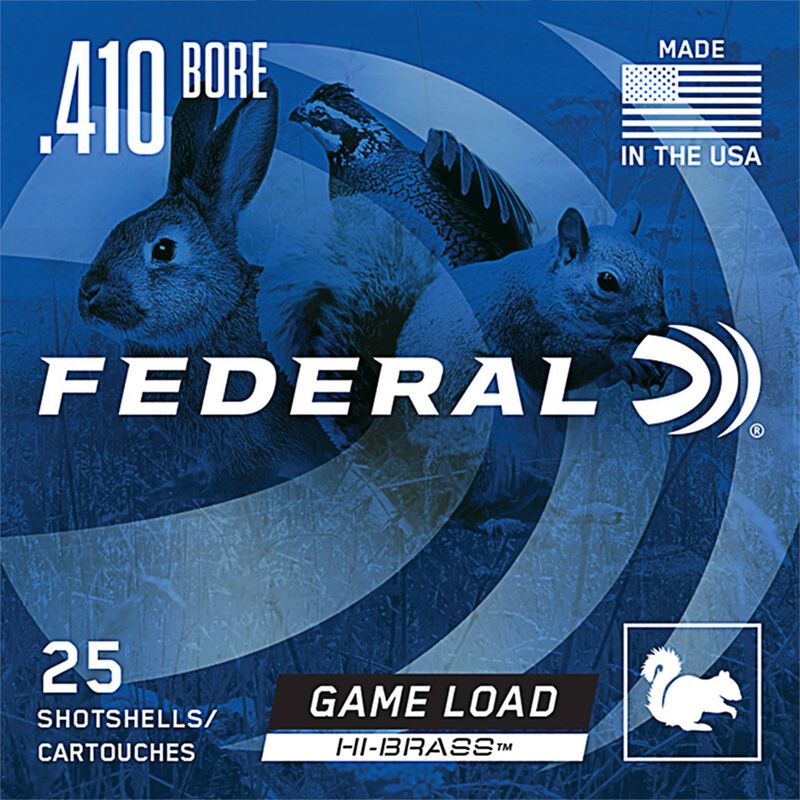Game Load Upland Hi-Brass, 410 Bore, 6 Shot, 3 in, 11/16 oz, 1135 fps