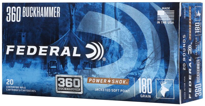 Power-Shok Rifle, 360 Buckhammer, 180 Grain, Soft Point, 2375 fps