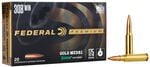 Gold Medal Sierra MatchKing, 308 Win, 175 Grain, Sierra Matchking Boat-Tail Hollow Point, 2600 fps