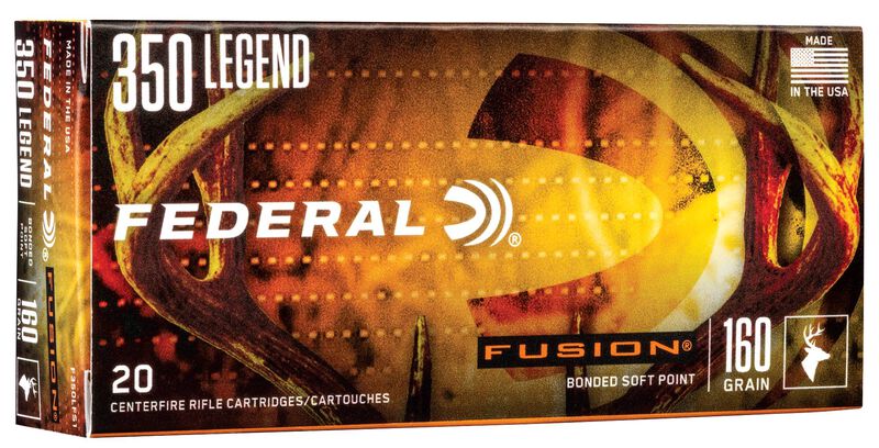 Fusion Rifle, 350 Legend, 160 Grain, Fusion Soft Point, 2300 fps