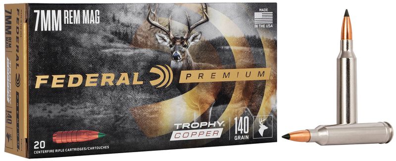 Trophy Copper, 7mm Rem Mag, 140 Grain, Trophy Copper, 3150 fps