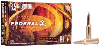 Fusion Rifle, 6.5 Creedmoor, 140 Grain, Fusion Soft Point, 2725 fps