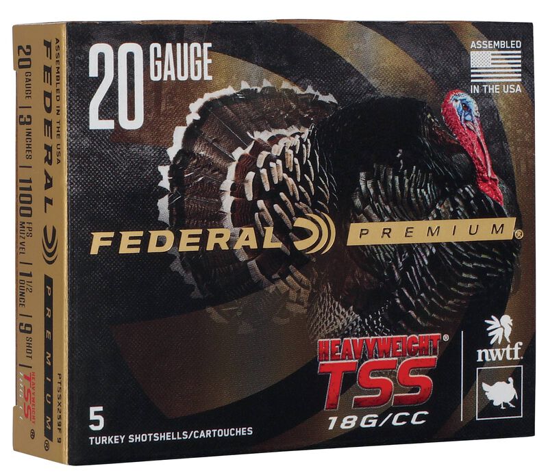 Heavyweight TSS, 20 Gauge, 9 Shot, 3 in, 1 1/2 oz, 1100 fps