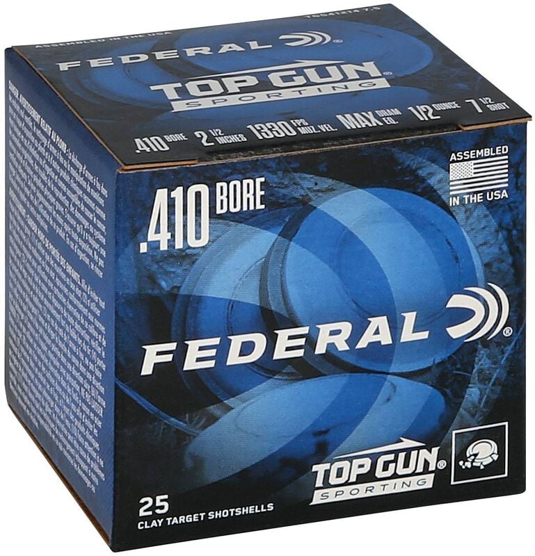 Top Gun, 410 Bore, 7.5 Shot, 2-1/2 in, 1/2 oz, 1330 fps