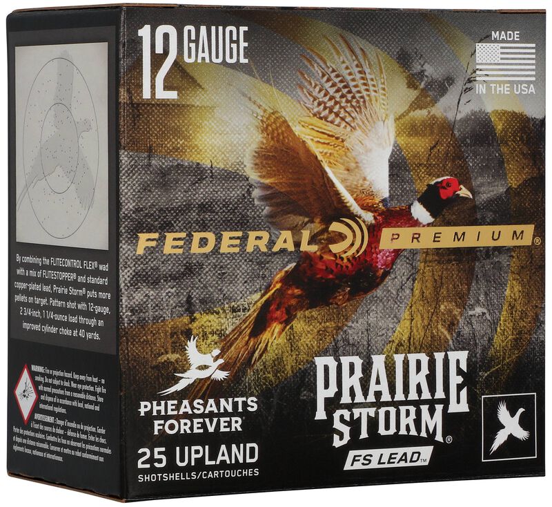 Prairie Storm FS Lead, 12 Gauge, 6 Shot, 2-3/4 in, 1 1/4 oz, 1330 fps