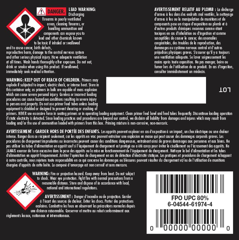 209 Muzzleloading Primer, .209