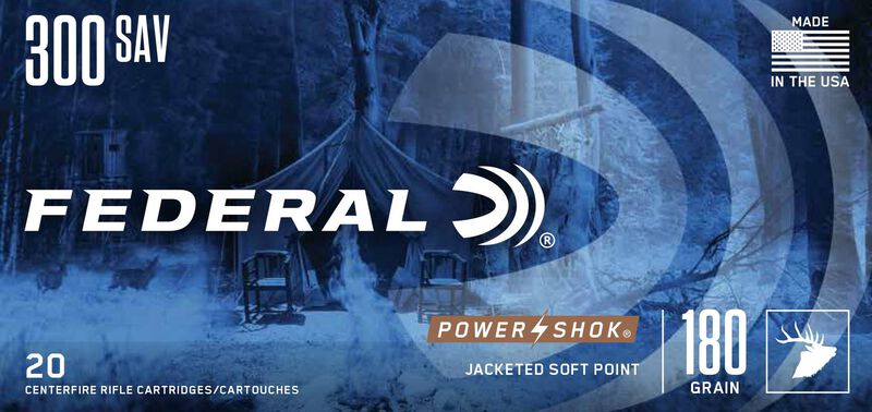 Power-Shok Rifle, 300 Savage, 180 Grain, Jacketed Soft Point, 2350 fps