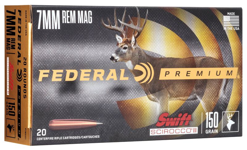 Swift Scirocco II, 7mm Rem Mag, 150 Grain, Swift Scirocco, 3050 fps