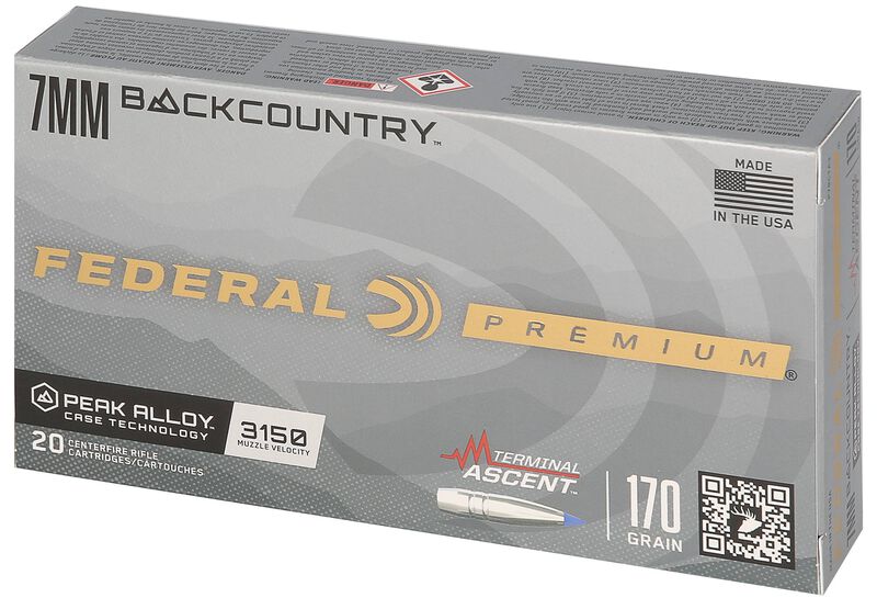 Terminal Ascent, 7mm Backcountry, 170 Grain, Terminal Ascent, 3150 fps