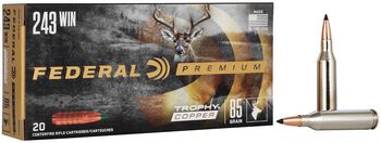 Trophy Copper, 243 Win, 85 Grain, Trophy Copper, 3200 fps