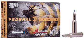 Terminal Ascent, 308 Win, 175 Grain, Terminal Ascent, 2600 fps