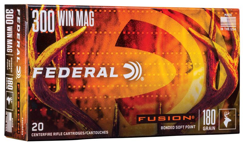 Fusion Rifle, 300 Win Mag, 180 Grain, Fusion Soft Point, 2960 fps
