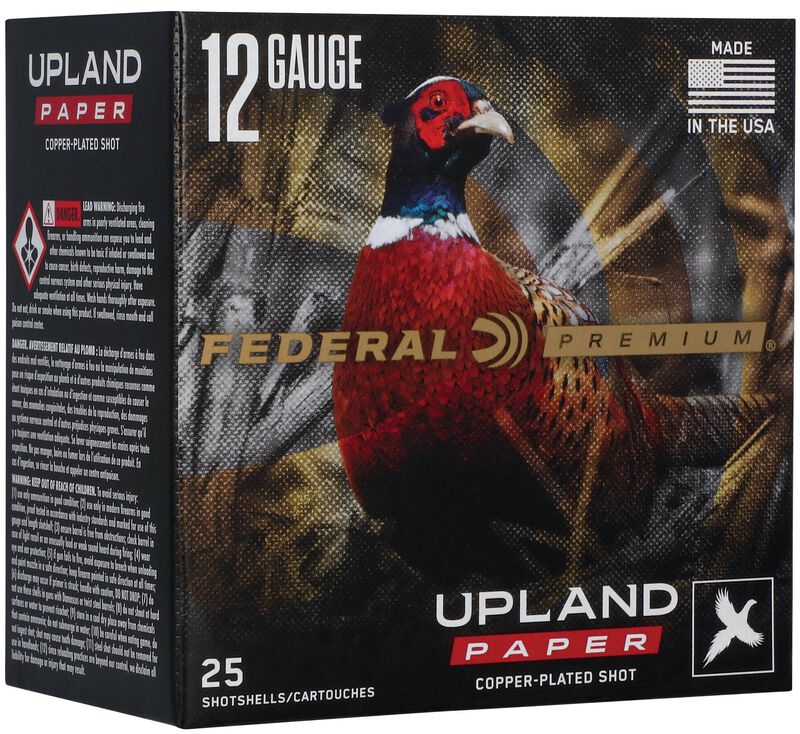 Upland Paper, 12 Gauge, 4 Shot, 2-3/4 in, 1 1/4 oz, 1330 fps