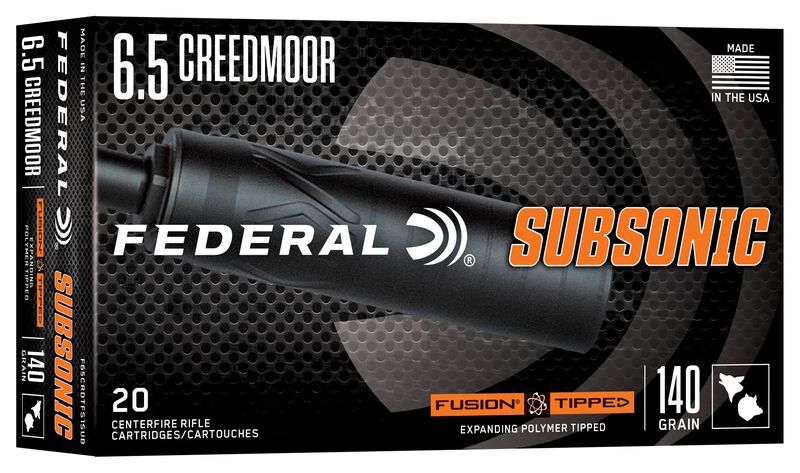 Federal Subsonic, 30-30 Win, 170 Grain, Fusion Soft Point, 1000 fps