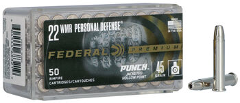 Personal Defense Punch Rimfire 22 WMR 45 Grain