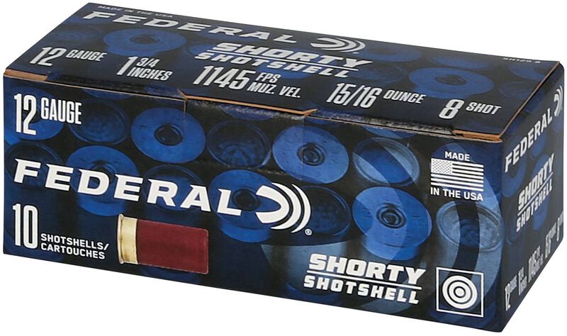 Shorty Shells, 12 Gauge, 8 Shot, 1-3/4 in, 15/16 oz, 1145 fps