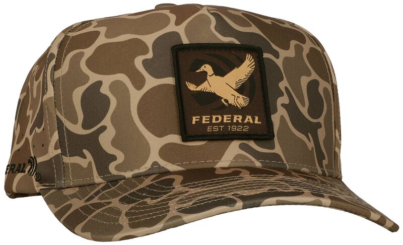 Federal/Waggle Mallard Patch Hat Camo, Camo, One Size Fits Most