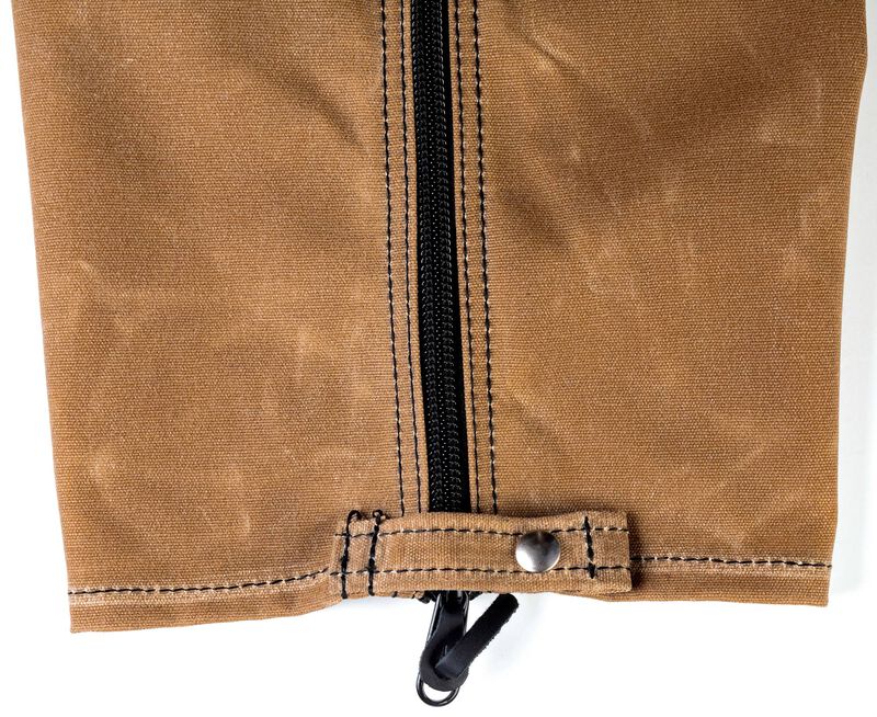 Federal/Duluth Pack Chaps, Khaki, Waxed Canvas