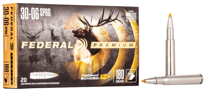 Trophy Bonded Tip, 30-06 Springfield, 180 Grain, Trophy Bonded Tip, 2700 fps