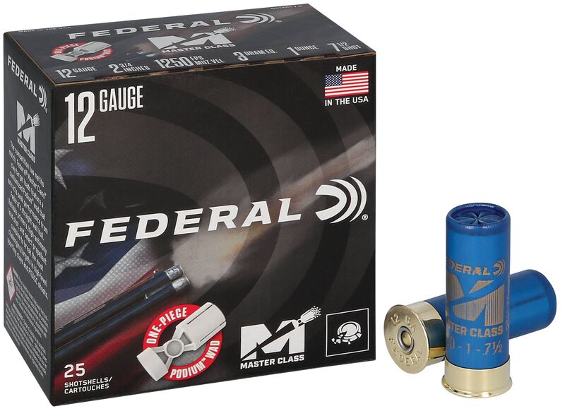 Master Class, 12 Gauge, 7.5 Shot, 2-3/4 in, 1 oz, 1250 fps