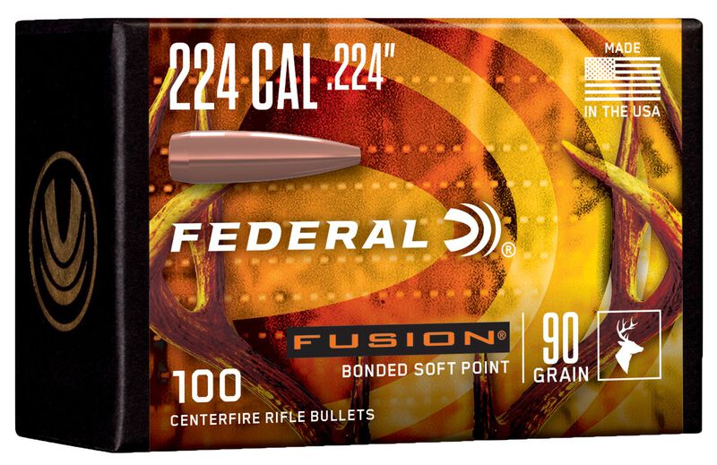 Fusion Component Bullet, .224, 90 Grain
