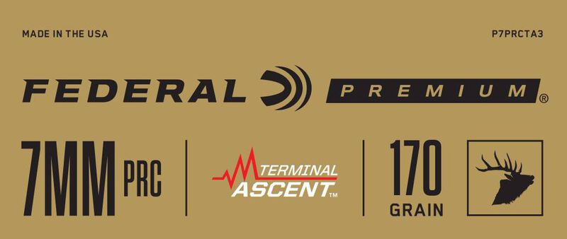 Terminal Ascent, 7MM PRC, 170 Grain, Terminal Ascent, 2950 fps