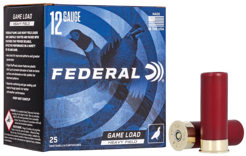 Game Load Upland Heavy Field, 12 Gauge, 6 Shot, 2-3/4 in, 1 1/4 oz, 1220 fps