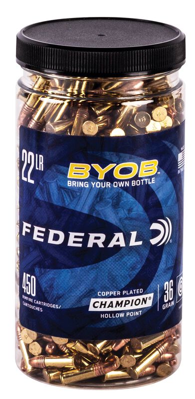 BYOB, 22 LR, 36 Grain, Copper Plated Hollow Point, 1260 fps