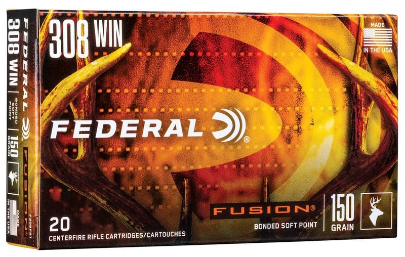 Fusion Rifle, 308 Win, 150 Grain, Fusion Soft Point, 2820 fps