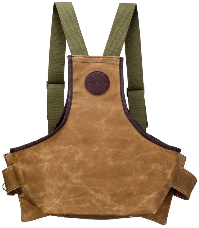 Federal/Duluth Pack Hunting Vest, Brown, Waxed Canvas
