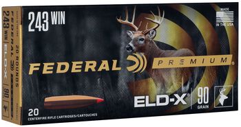 ELD-X, 243 Win, 90 Grain, ELD-X, 3150 fps