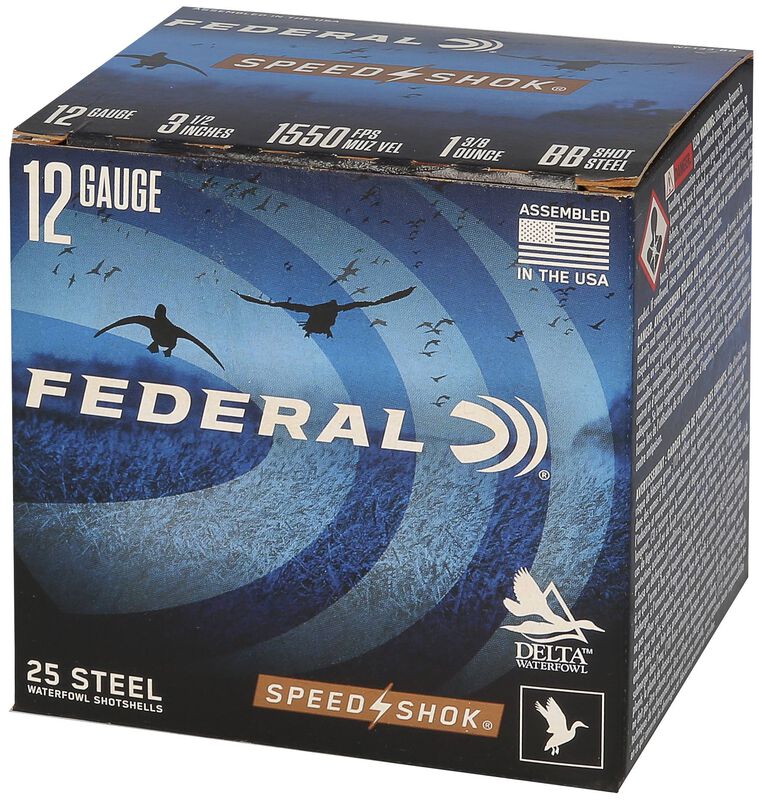 Speed-Shok, 12 Gauge, BB Shot, 3-1/2 in, 1 3/8 oz, 1550 fps