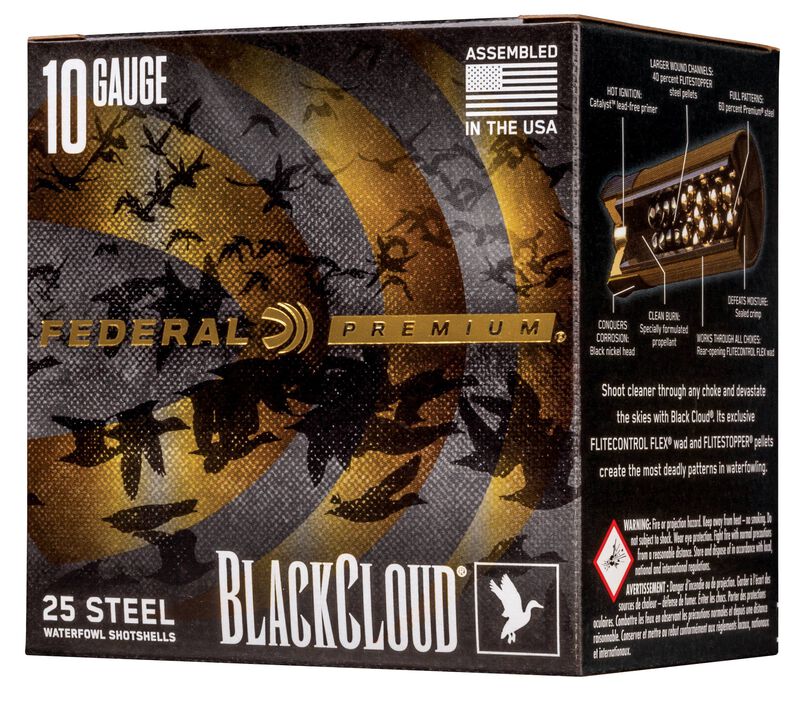 Black Cloud FS Steel, 10 Gauge, BB Shot, 3-1/2 in, 1 5/8 oz, 1375 fps