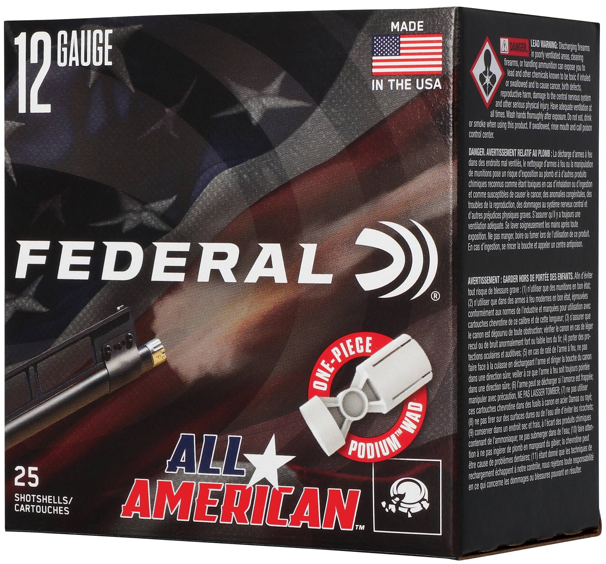 Federal All American 12ga 8 Shot – Superb Competition Trap Loads, 25 Rounds - Image 3
