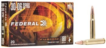 Fusion Rifle, 30-06 Springfield, 180 Grain, Fusion Soft Point, 2700 fps