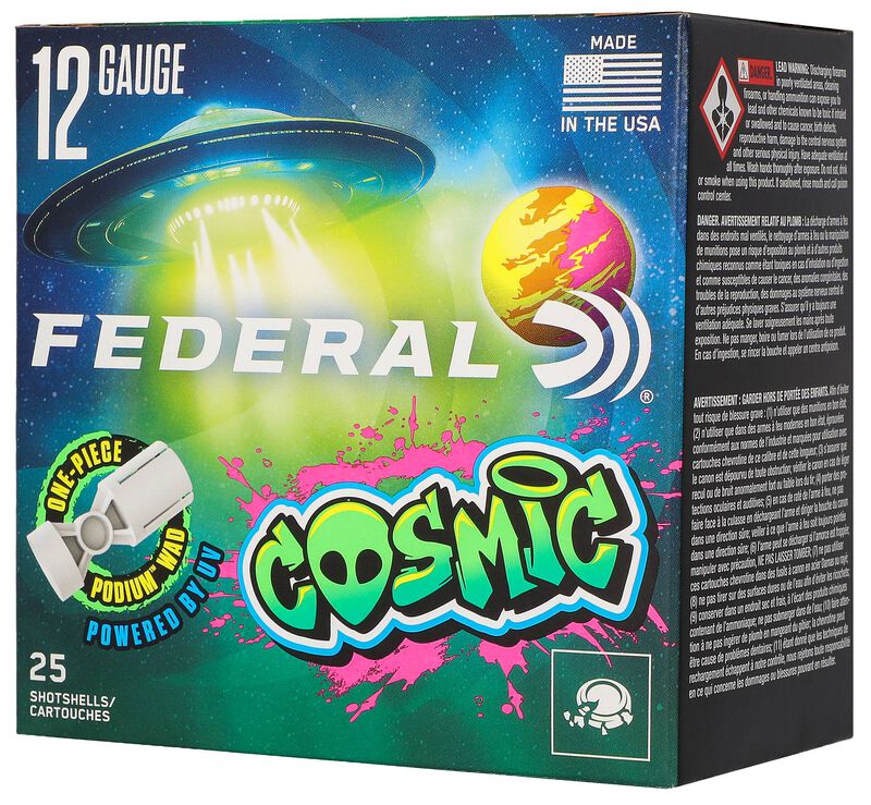 Cosmic, 12 Gauge, 8 Shot, 2-3/4 in, 1 1/8 oz, 1145 fps
