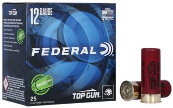 Top Gun Paper Wad, 12 Gauge, 7.5 Shot, 2-3/4 in, 1 1/8 oz, 1200 fps