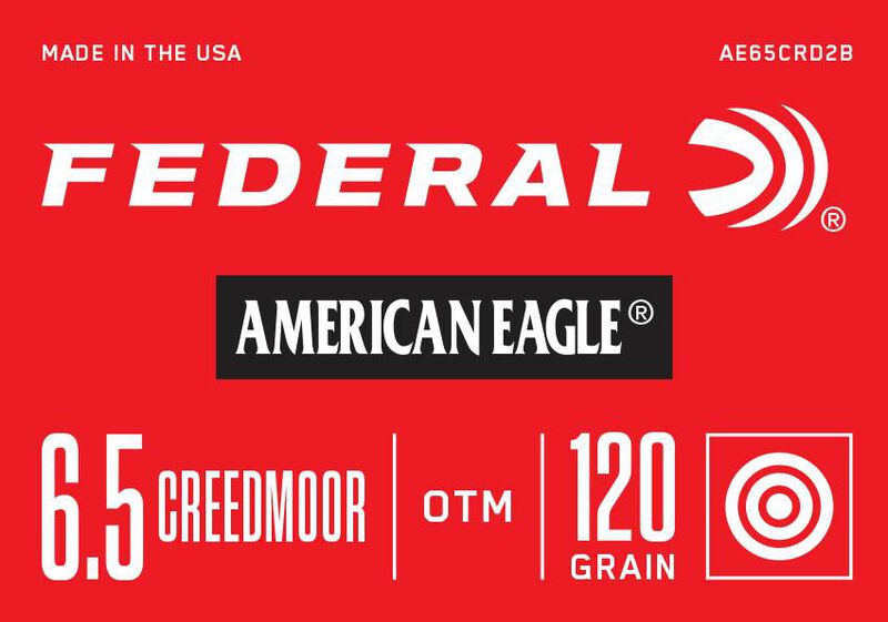 American Eagle Rifle, 6.5 Creedmoor, 120 Grain, Open Tip Match, 2900 fps