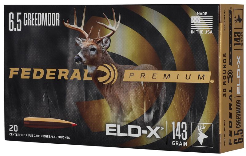 ELD-X, 6.5 Creedmoor, 143 Grain, ELD-X, 2700 fps