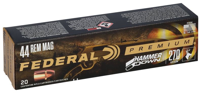 HammerDown Handgun, 44 Rem Magnum, 270 Grain, Bonded Soft Point, 1615 fps