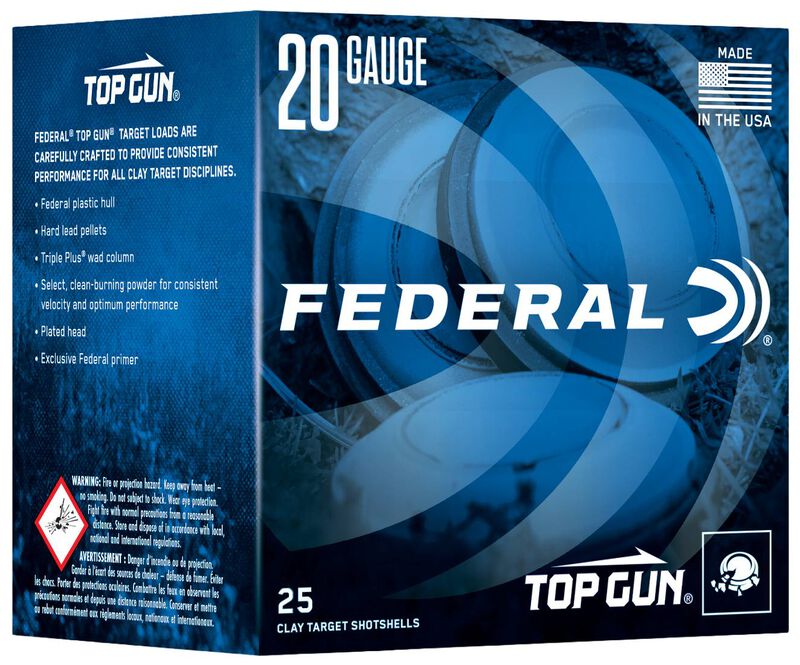 Top Gun, 20 Gauge, 7.5 Shot, 2-3/4 in, 7/8 oz, 1210 fps